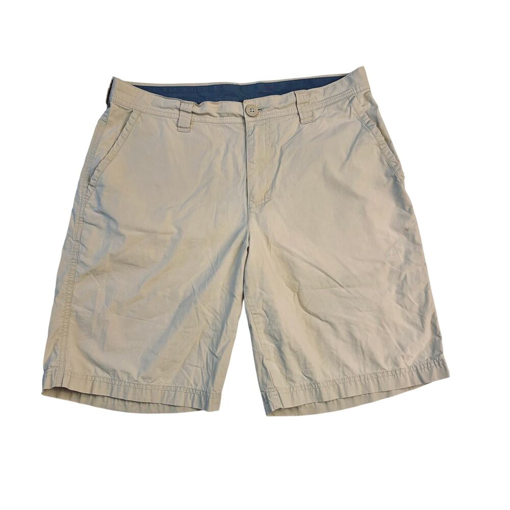 Columbia Sportswear washed out Chino mens shorts sz 32